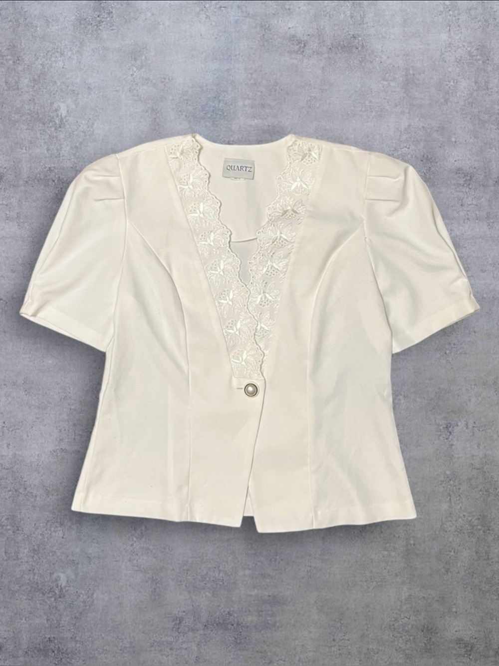 White Lace Blazer